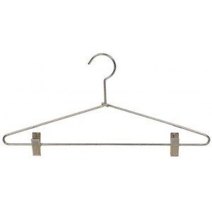 17" Metal Combination Hanger w/ Clips