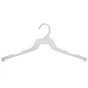White 16" Low Cost Hangers
