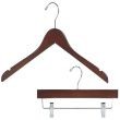 Walnut & Chrome Wooden Hanger Collection